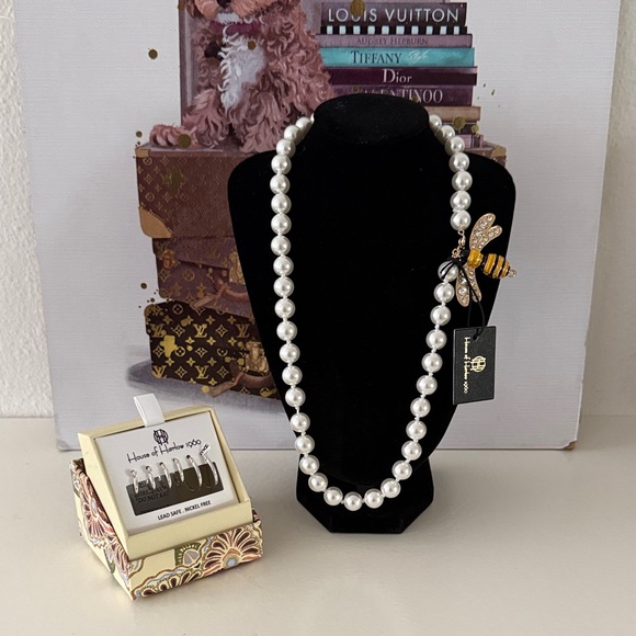 Bundle house of Harlow necklace and earrings - Picture 1 of 4